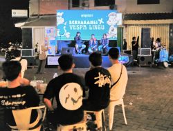Scooteris Makassar Eratkan Silaturahmi di Event Bervakansi Bareng Vespa Lingu