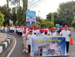 Sukses, Antusias Peserta Ramaikan Jalan Santai dan Donor Darah HUT ke-78 Gereja Katolik Paroki St Petrus Rasul