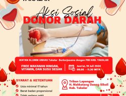 IKA Unhas Takalar Bakal Gelar Donor Darah di Lapangan Makkatang Daeng Sibali