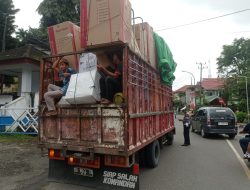 SatLantas Polres Tator  Gencar Beri Himbauan Dan Tindak Tegas Truk Odol