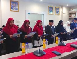 Rektor Unismuh Makassar Lantik 9 Pejabat Baru Unismuh