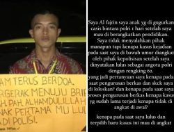 Viral di Medsos, Casis Bintara Polri Asal Mamuju Dibatalkan Kelulusan