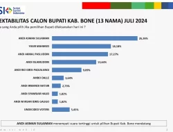 Bocoran Hasil Survei SSI Pilkada Bone: Andi Asman Ungguli Kandidat Lain