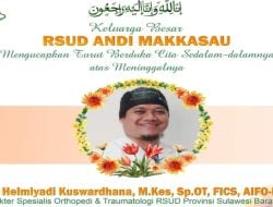 Manajemen RSUD Andi Makkasau Sampaikan Belasungkawa atas Wafatnya dr. Helmiyadi Kuswardhana