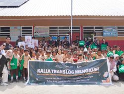 Gelar CSR, Kalla Translog Mengajar dan Berbagi untuk Anak Pesisir