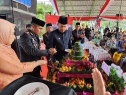 HUT Bhayangkara Ke 78 Tahun, Pj Walikota Sawer Polwan Polres Parepare