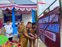 Pj Bupati Wajo Resmikan Lapangan Sepak Bola Tadangpalie Sekaligus Buka Pertandingan HUT RI ke-79