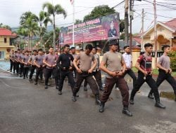 Jelang Pilkada 2024, Polres Tator Rutin Latihan Dalmas