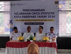 BPS dan Pemkot Parepare Luncurkan Program Cinta Statistik di Kelurahan Lumpue