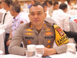 Kapolres Pelabuhan Makassar Hadiri PKS Antara KPU Provinsi Sulsel dan Polda Sulsel