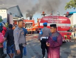 Gudang Biskuit di Jalan Ir Sutami Makassar Terbakar, Kerugian Capai Miliaran