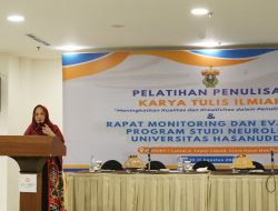 Pelatihan Penulisan Karya Tulis Ilmiah dan Rapat Monev Prodi Neurologi FK Unhas