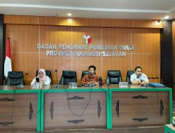 Bawaslu Sulsel Konsolidasikan Data dan Hasil Pengawasan Jelang Pleno DPS Tingkat Provinsi