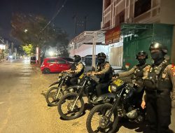 Wujudkan Harkamtibmas Pemilukada 2024, Satsamapta Polres Pelabuhan Makassar Rutin Patroli di Malam Hari