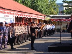 Kemerdekaan ke-79 Republik Indonesia, Polres Pelabuhan Makassar Gelar Upacara Pengibaran Bendera Merah Putih