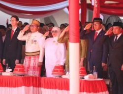 Diserang Hoaks, Andi Sudirman Sulaiman Hormat Saat Pengibaran Bendera Merah Putih