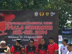 Prof JJ Apresiasi Kejuaraan Nasional Tenis Piala Gubernur Sulsel, Harap Lahirkan Atlet Berprestasi