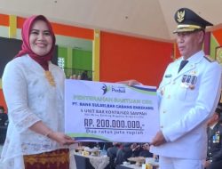 Dukung Pengelolaan Sampah, Bank Sulselbar Serahkan Bantuan Bak Sampah ke Pemkab Enrekang