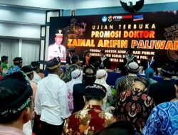 Predikat Cum Laude, Zainal Arifin Paliwang Raih Doktor di Unhas