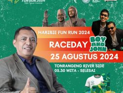 Jelang Habibie Fun Run 2024, Pengambilan Race Pack di Lagota 23-24 Agustus, Ikuti Persyaratannya