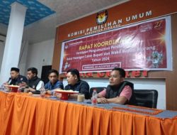 KPU Pinrang Gelar Rakor Persiapan Pendaftaran Calon Bupati dan Wakil Bupati