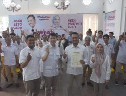 Seto-Reski Resmi Dapat Rekomendasi B1KWK Partai Gerindra