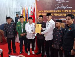 Agus-Win Paslon Pertama Mendaftar di KPU Luwu