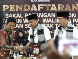 Jadi Pendaftar Terakhir Bacawalkot di KPU, ANH – TQ Bulatkan Tekad Bawa Perubahan Parepare Hebat