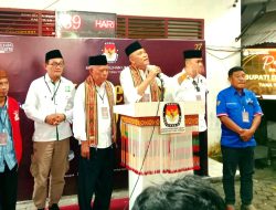 Diusung 5 Parpol Besar, Paslon Victor Datuan Batara-Jhon Diplomasi Resmi Daftar di KPU Tator