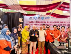 Rektor UNM Prof Karta Jayadi Kunjungi Stand Pameran Pendidikan Fakultas Psikologi