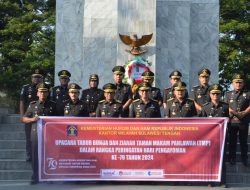 Lestarikan Nilai-nilai Kepahlawanan Jelang Hari Pengayoman ke-79, Kemenkumham Sulteng Ziarah di TMP Tatura