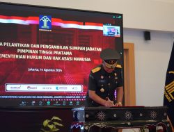 Jajaran Pimti Pratama Kanwil Kemenkumham Sulsel Resmi Berganti