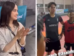 Tunjukkan Dukungan Romantis Syifa Hadju Temani El Rumi di Pertandingan Futsal