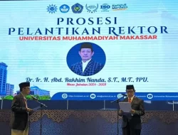 Rektor Baru Unismuh Makassar, Dr. Abd. Rakhim Nanda Siap Tingkatkan Dedikasi dan Prestasi