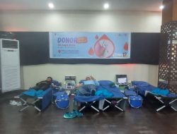 Rangkaian HUT ke 12, Hotel Aerotel Smile Makassar Gelar Donor Darah