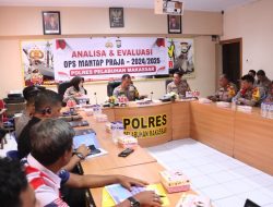 Antisipasi Guantibmas Pilkada Serentak 2024, Kapolres AKBP Restu Wijayanto Pimpin Anev Ops Mantap Praja