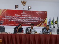 Sinergitas Bawaslu dan KPU dalam Persiapan Penetapan DPT Bantaeng