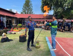 Rutan Pinrang Gelar Simulasi Penanganan Kebakaran