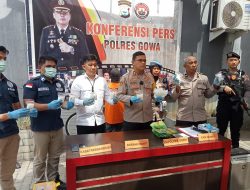 Polres Gowa Gagalkan Peredaran Sabu dari Warga Pekanbaru 