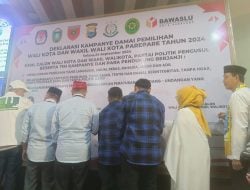 Empat Paslon Pilkada Parepare Tandatangani Kampanye Damai