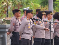 Apel Jam Pimpinan, Kapolres Pelabuhan Makassar Tekankan Netralitas Polri dan SOP Pengamanan Pilkada Serentak