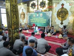 Perkuat Iman dan Dedikasi Anggota dalam Bertugas, Polres Pelabuhan Makassar Beri Pembinaan Rohani Islam