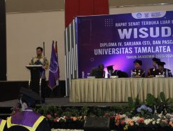 286 Mahasiswa Universitas Tamalatea Makassar Ikuti Wisuda