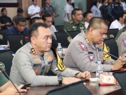 Kunker Presiden Jokowi, Kapolres Pelabuhan Makassar Hadiri Rakor Persiapan Pengamanan