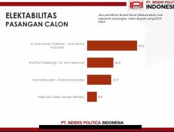 Pilkada Bone 2024, Survei IPI : Elektabilitas Pasangan Andi Asman-Andi Akmal Ungguli Dua Lawannya