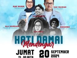 Ayo Milenial Gowa, Sampaikan Aspirasimu di Talkshow Hati Damai Mendengar