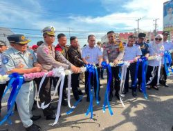 Marak Pemotor Lawan Arus, Polisi Pasang Lampu Lalu Lintas di Simpang Tiga Jalan Perintis-Leimena Makassar 