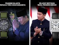 Jam Tangan 80 Juta Gibran vs Jam Tangan 1 Juta Prabowo Saat Pelantikan