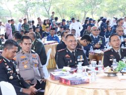 Tunjukkan Sinergi dan Soliditas, Kapolres Pelabuhan Makassar Hadiri Upacara HUT TNI ke-79