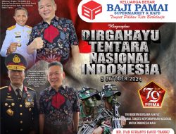 Owner Baji Pamai Supermarket Apresiasi HUT TNI ke -79